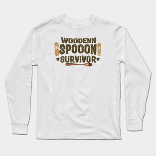 wooden spoon survivor Long Sleeve T-Shirt